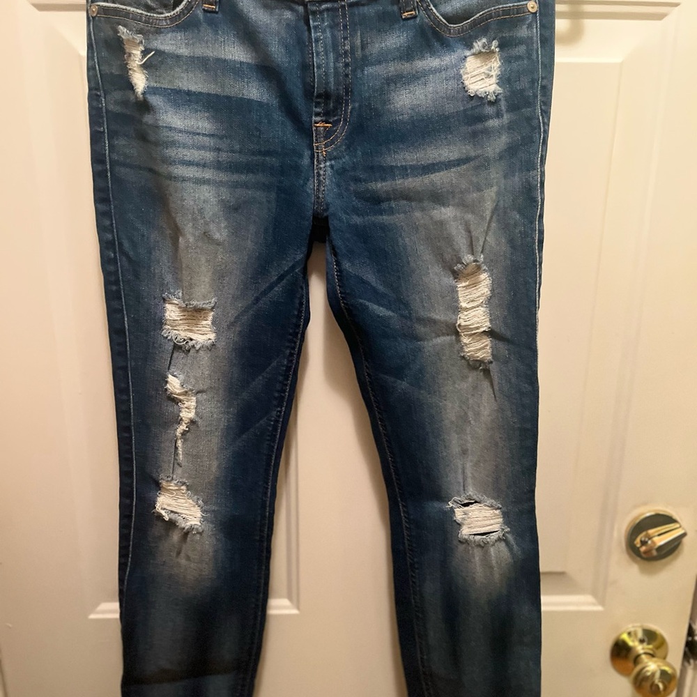 7 For All Mankind Skinny Ankle  Jeans Size 30